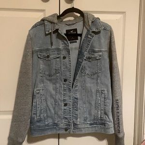 Hollister Denim and Hoodie jacket